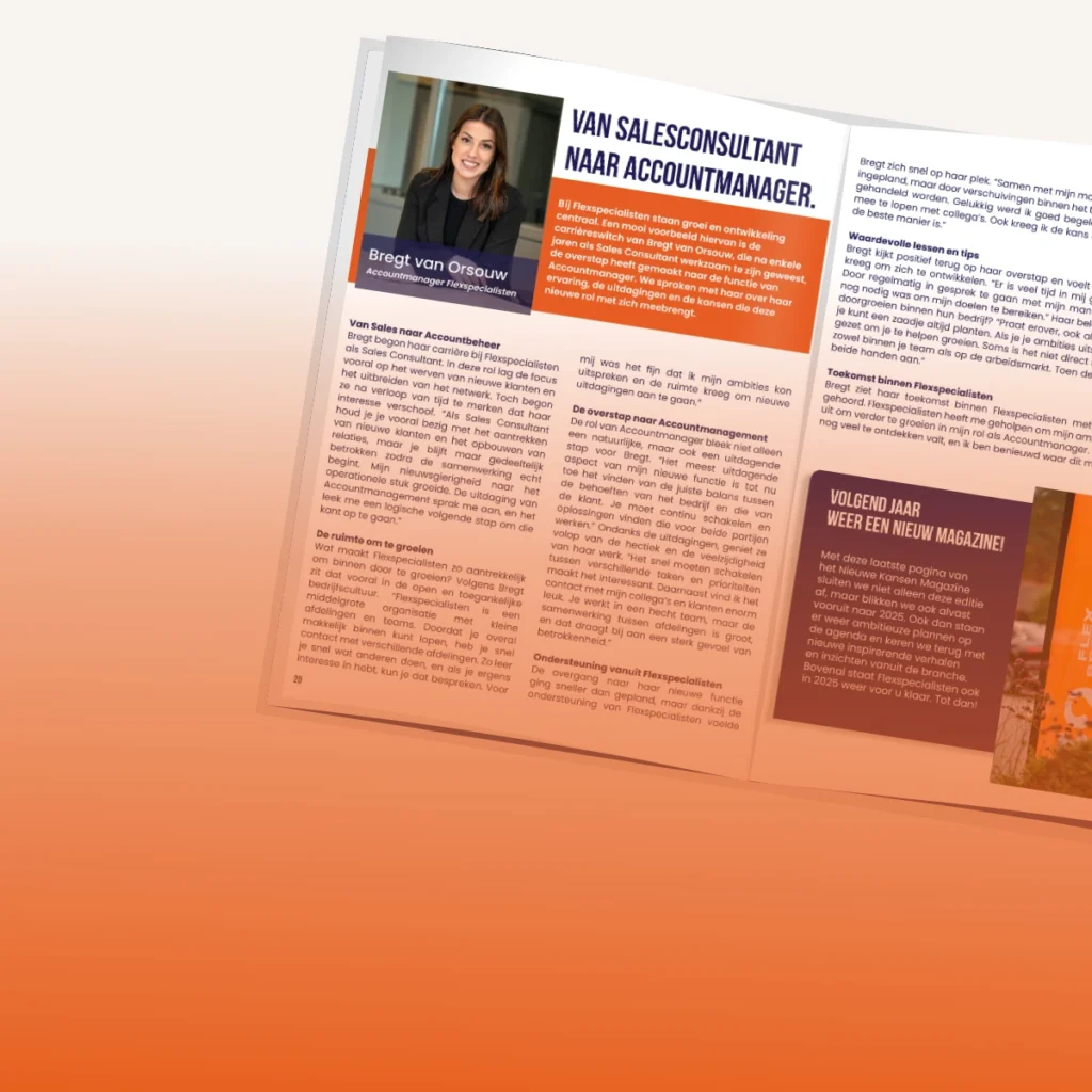 Van Salesconsultant naar Accountmanager
